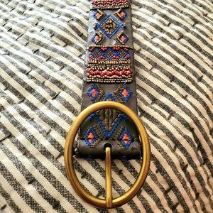 Gorgeous Lucky Brand Embellished Leather Belt XL